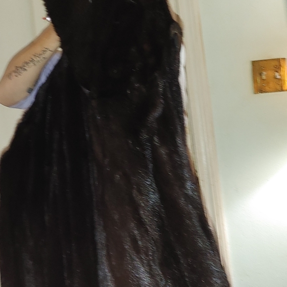 Mink coat plus size 3X  Natural Dark Mahogany/ Black Mink Stroller, gorgeous. - Picture 5 of 10